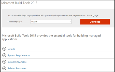 Installing Microsoft Visual Studio 15 Openvino Toolkit